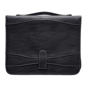 Zipped A4 document holder with rings handle Oberthur Cambridge