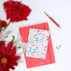 Soft checkered notebook with mixed lined regulation Oberthur A6 Salto image-1