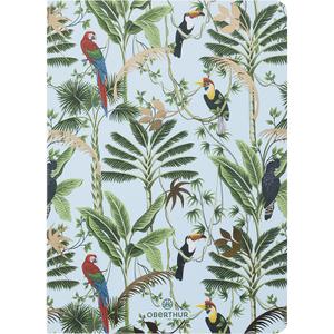 Soft checkered notebook with mixed lined regulation Oberthur A6 Salto