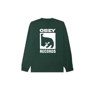 T-shirt Obey records icon image-1