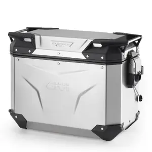 Maleta lateral de aluminio izquierda sin cerradura de moto Givi Outback image-1