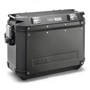 Valise latérale moto Givi Trekker Outback black line Monokey cam-side 37 L droite image-0