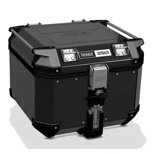 Top Case Givi Monokey Trekker Outback 42L aluminium Black line image-0