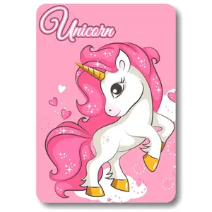 Girl blanket OcioStock Unicorn image-0