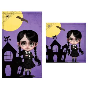 Cotton bath towel OcioStock Gothic Girl (x2)