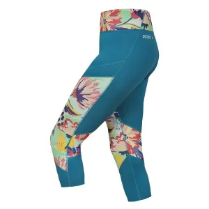 Legging femme Ocun Rhea 3/4 bleu image-3