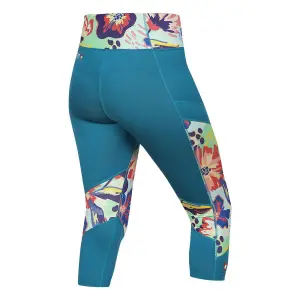 Legging femme Ocun Rhea 3/4 bleu image-1