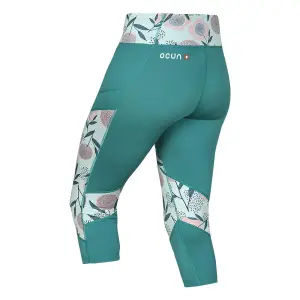 Legging woman Ocun Rhea 3/4 green image-2