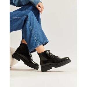 Læder boots med snørebånd til kvinder Odaje Bérénice image-4