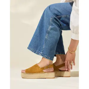 Suède Leren Espadrilles Dames Odaje Maya image-3