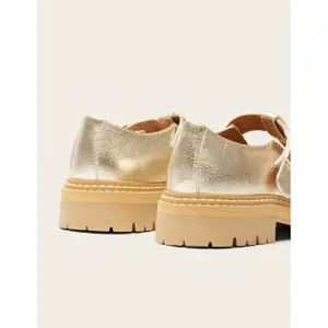 Women's Grained Leather Derby Odaje Romane Ajourée image-2