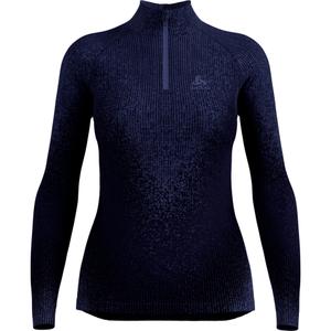 Sous maillot 1/2 zip femme Odlo Performance Warm Blackcomb
