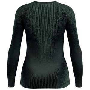 Undertröja med rund halsringning för kvinnor Odlo Performance Warm Blackcomb image-1