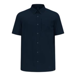 554262-20731-short-sleeved-hiking-shirt-odlo-essential-dark-sapphire