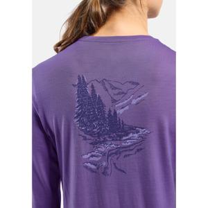 T-shirt manches longues mérino femme Odlo 160 There's More image-4