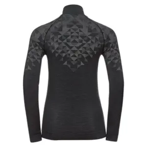 Camiseta de entrenamiento de manga larga y media cremallera para mujer Odlo Kinship Pw 200 image-2