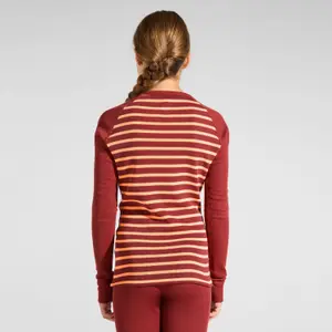 Long sleeve baby T-shirt Odlo Active Warm Stripes image-4