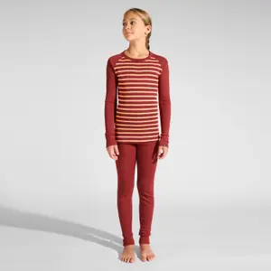 Long sleeve baby T-shirt Odlo Active Warm Stripes image-2
