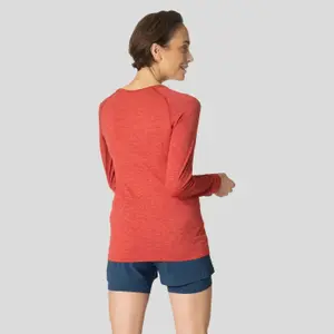 T-shirt de manga comprida feminina Odlo Essential Seamless image-5