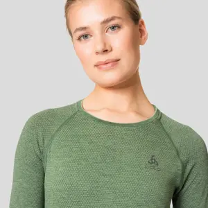 Langærmet T-shirt til kvinder Odlo Essential Seamless image-5