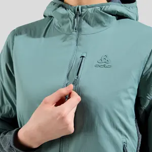 Chaqueta híbrida con capucha para mujer Odlo Ascent image-6