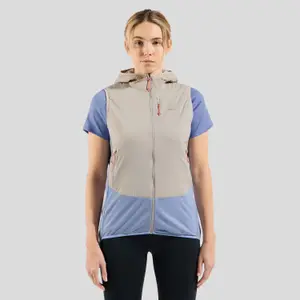 Chaqueta con capucha híbrida sin mangas para mujer Odlo Ascent image-1