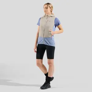 Chaqueta con capucha híbrida sin mangas para mujer Odlo Ascent image-2