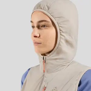 Chaqueta con capucha híbrida sin mangas para mujer Odlo Ascent image-5