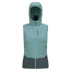 Chaqueta con capucha híbrida sin mangas para mujer Odlo Ascent image-0