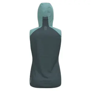 Chaqueta con capucha híbrida sin mangas para mujer Odlo Ascent image-3