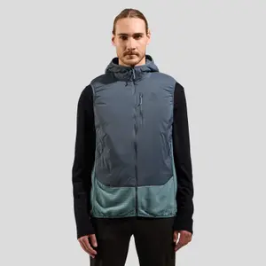 Chaqueta híbrida sin mangas con capucha Odlo Ascent image-1