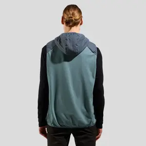 Chaqueta híbrida sin mangas con capucha Odlo Ascent image-4