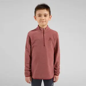 Children's 1/2 zip fleece Odlo Roy Stripe image-2