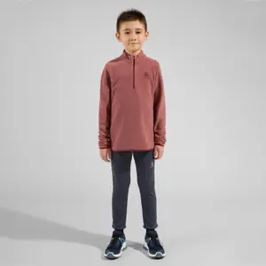 Children's 1/2 zip fleece Odlo Roy Stripe image-1
