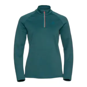 Camisola com 1/2 fecho de correr para mulher Odlo Besso image-0