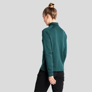 Camisola com 1/2 fecho de correr para mulher Odlo Besso image-3