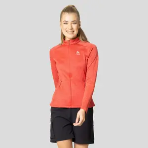 Fleece til kvinder med lynlåskrave Odlo Tencia image-1