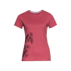 T-shirt de mulher Odlo Kumano Leaf Print image-0
