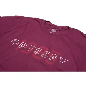 T-shirt Odyssey Overlap Burgundy image-1