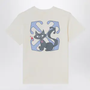 Girl's T-shirt Off White Logo Print image-1