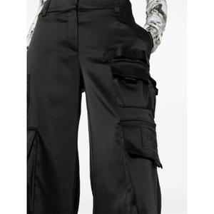 Damskie spodnie cargo Off White Logo Embroidery image-4