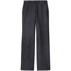 Spodnie dzwony w paski dla kobiet Off White