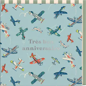 Double card Ohh Deer Cath Kidston - Avions image-0