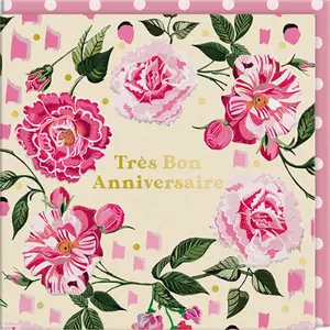 Podwójna karta Ohh Deer Cath Kidston - Rose Anniversaire image-0