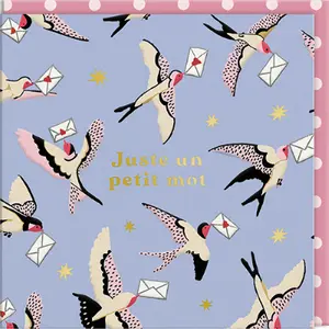 Doppelte Karte Ohh Deer Cath Kidston - Hirondelles image-0