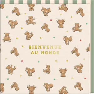 Doppelte Karte Ohh Deer Cath Kidston - Nounours Naissance image-0