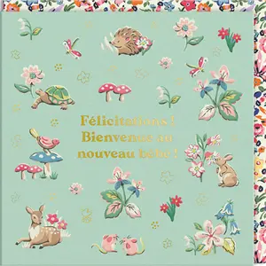 Tarjeta doble Ohh Deer Cath Kidston - Faon Naissance image-0