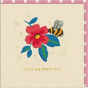 Carta doppia Ohh Deer Cath Kidston - Abeille Fleur image-0