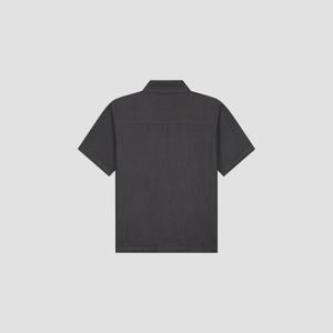 Leinenhemd mit kurzen Ärmeln Olaf Hussein Blend image-1