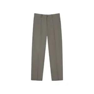 Pantalon classique en laine plissé Olaf Hussein